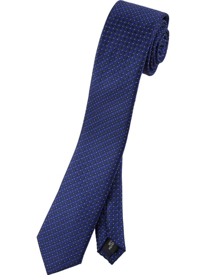 Charles Colby Krawatte LORD ALLAN in blau gemustert günstig kaufen onesize