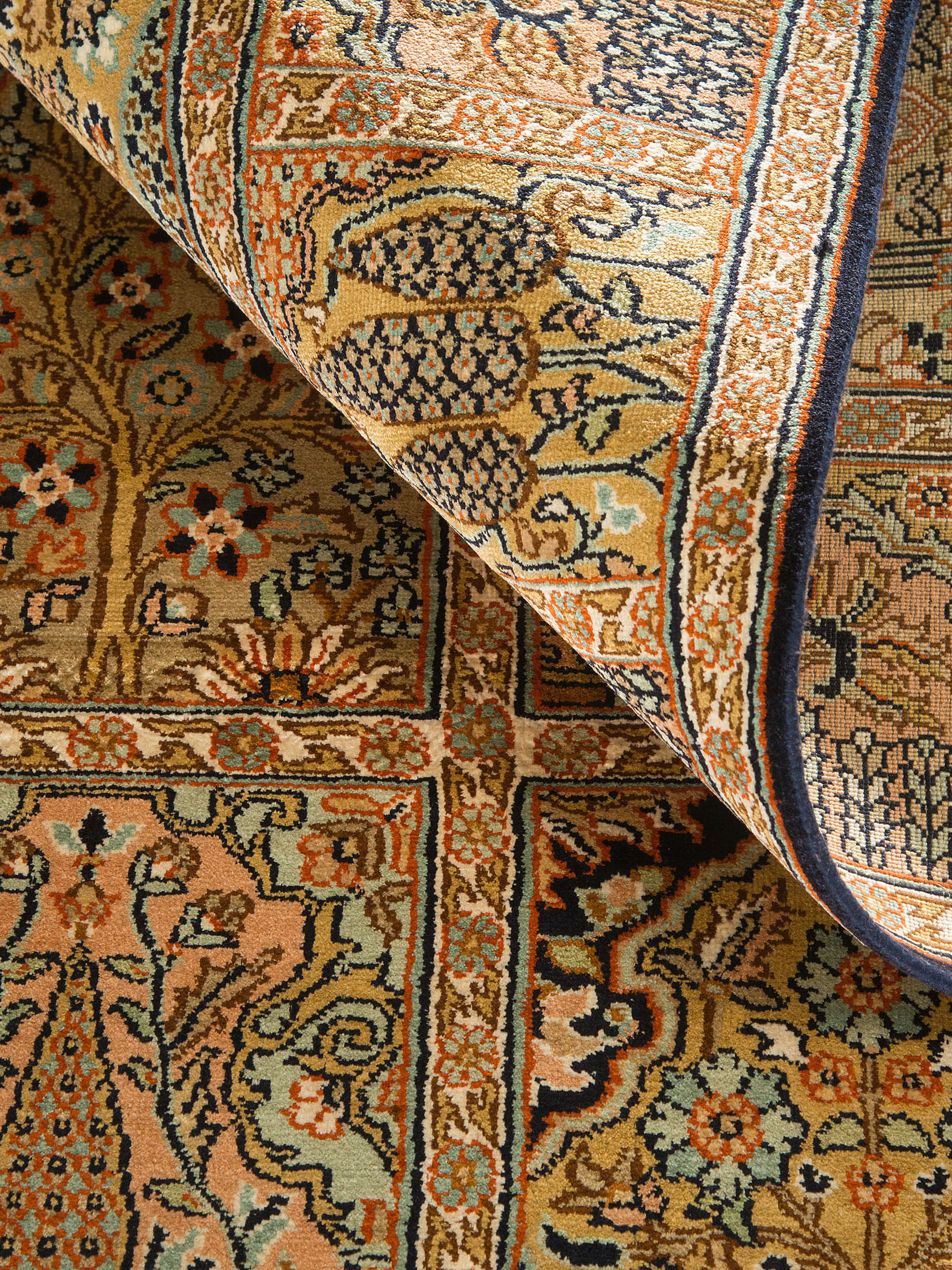 Kaschmir Seide 18/18 ca. 126 x 187 cm, Unikat / Einzelstück