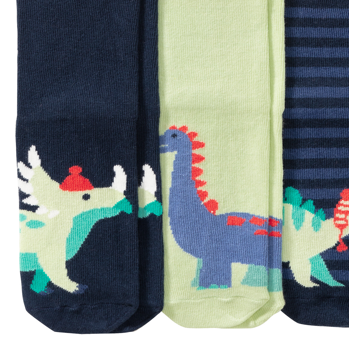 5 Paar Baby Socken mit Dino-Motiven