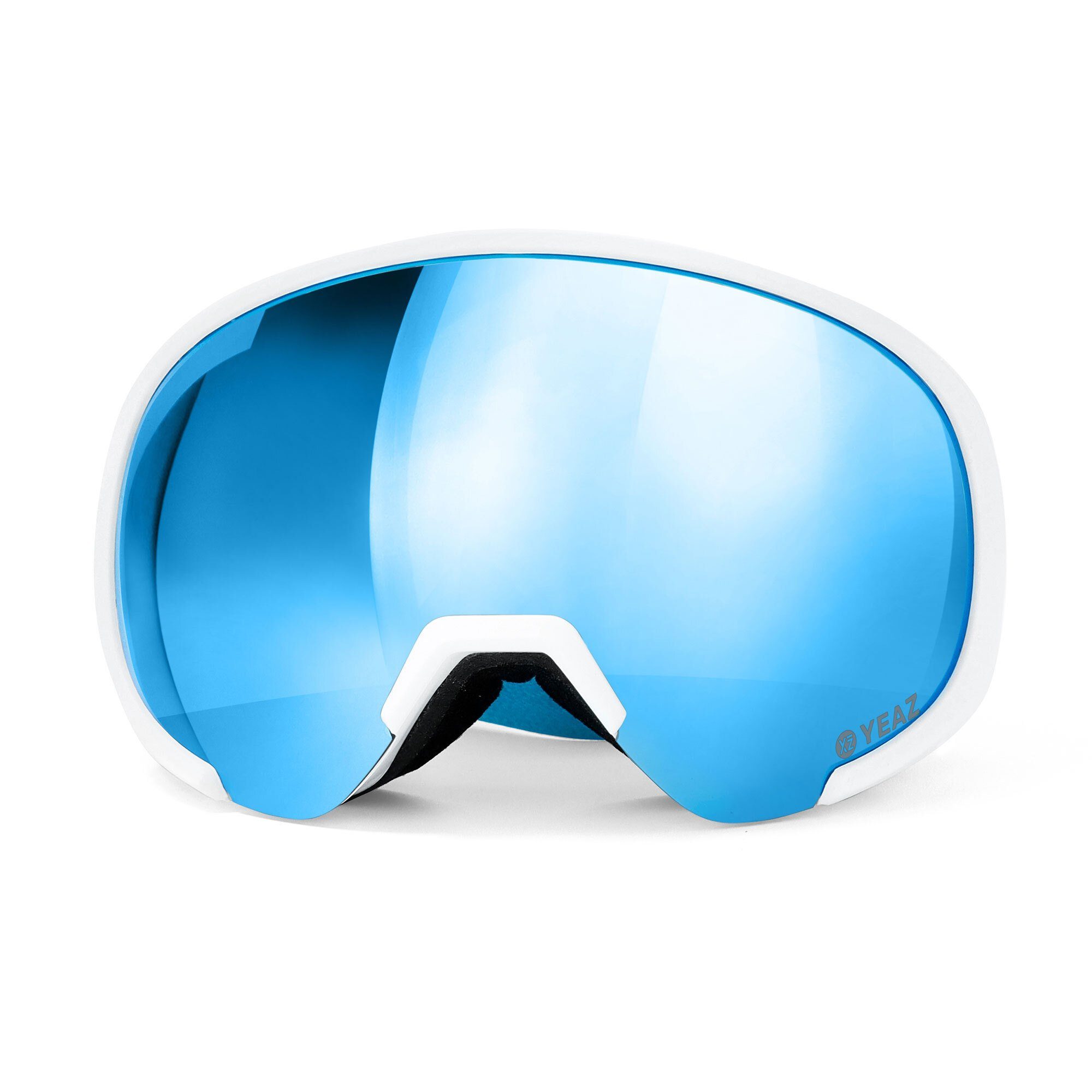 YEAZ Skibrille BLACK RUN, Premium-Ski- und Snowboardbrille für Erwachsene und Jugendliche