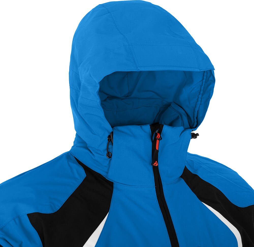 Bergson Skijacke LOKKA Herren Skijacke, wattiert, 20000 mm Wassersäule, Langgrößen, blau