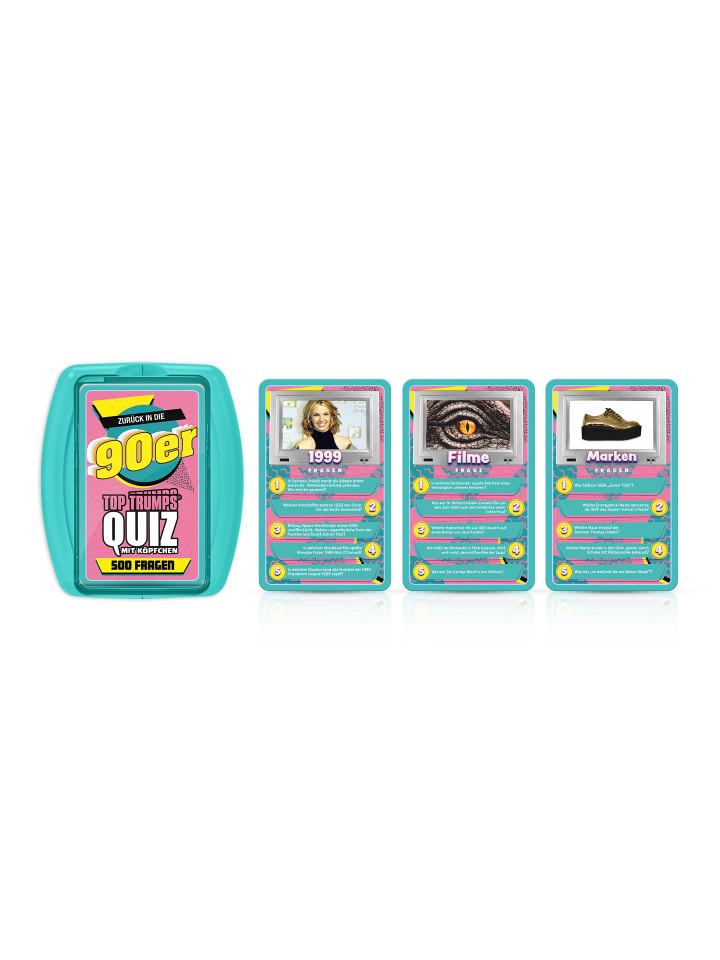 Winning Moves Top Trumps Quiz 90er Ratespiel Wissensspiel in bunt günstig kaufen onesize