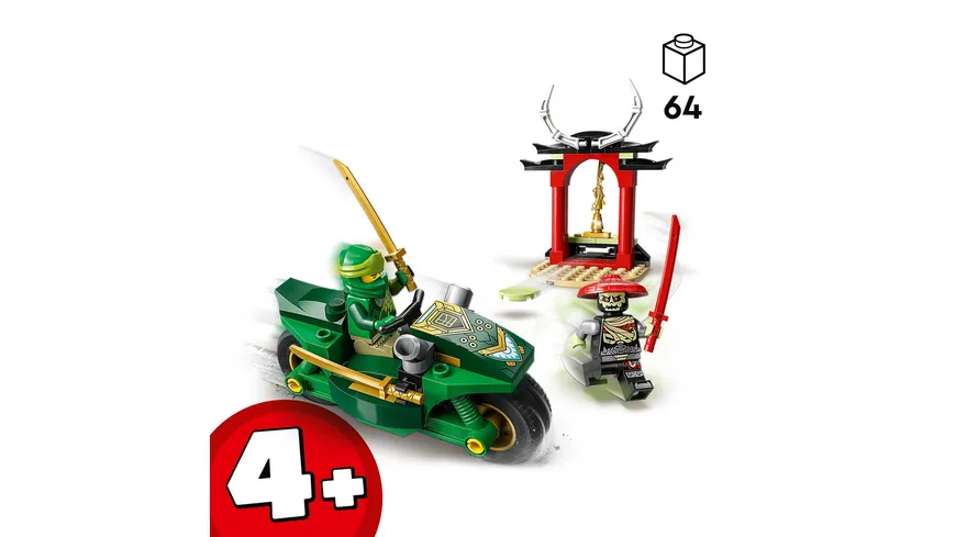 LEGO NINJAGO 71788 Lloyds Ninja-Motorrad Spielzeug für Kinder ab 4 Jahre