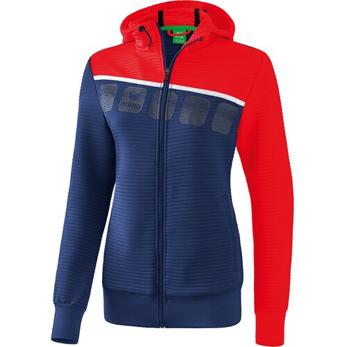 FUSSBALL - TEAMSPORT TEXTIL - JACKEN 5-C TRAININGSJACKE MIT KAPUZE DAMEN