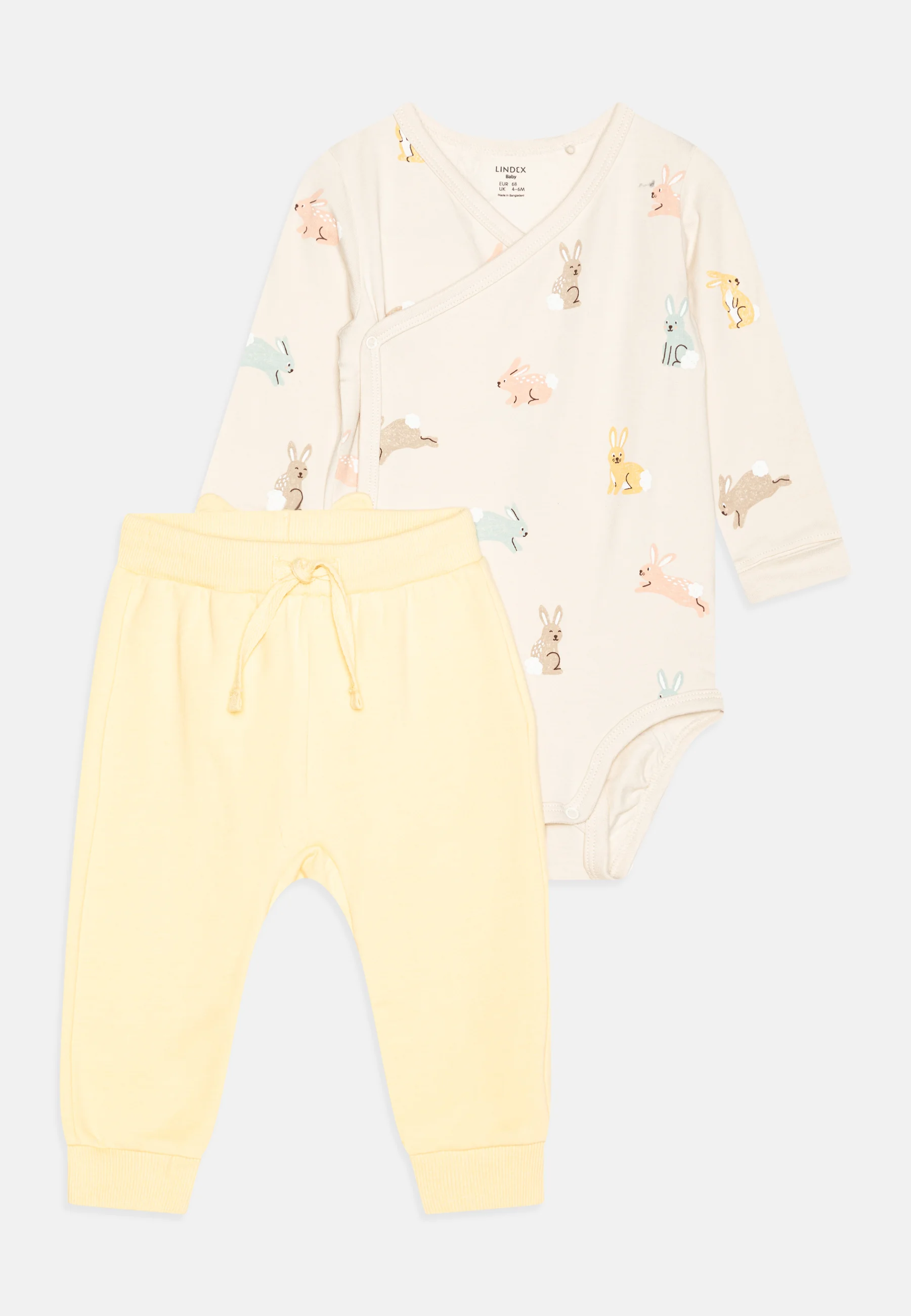 Conjunto unisex con parche envolvente en la espalda de Lindex - Body