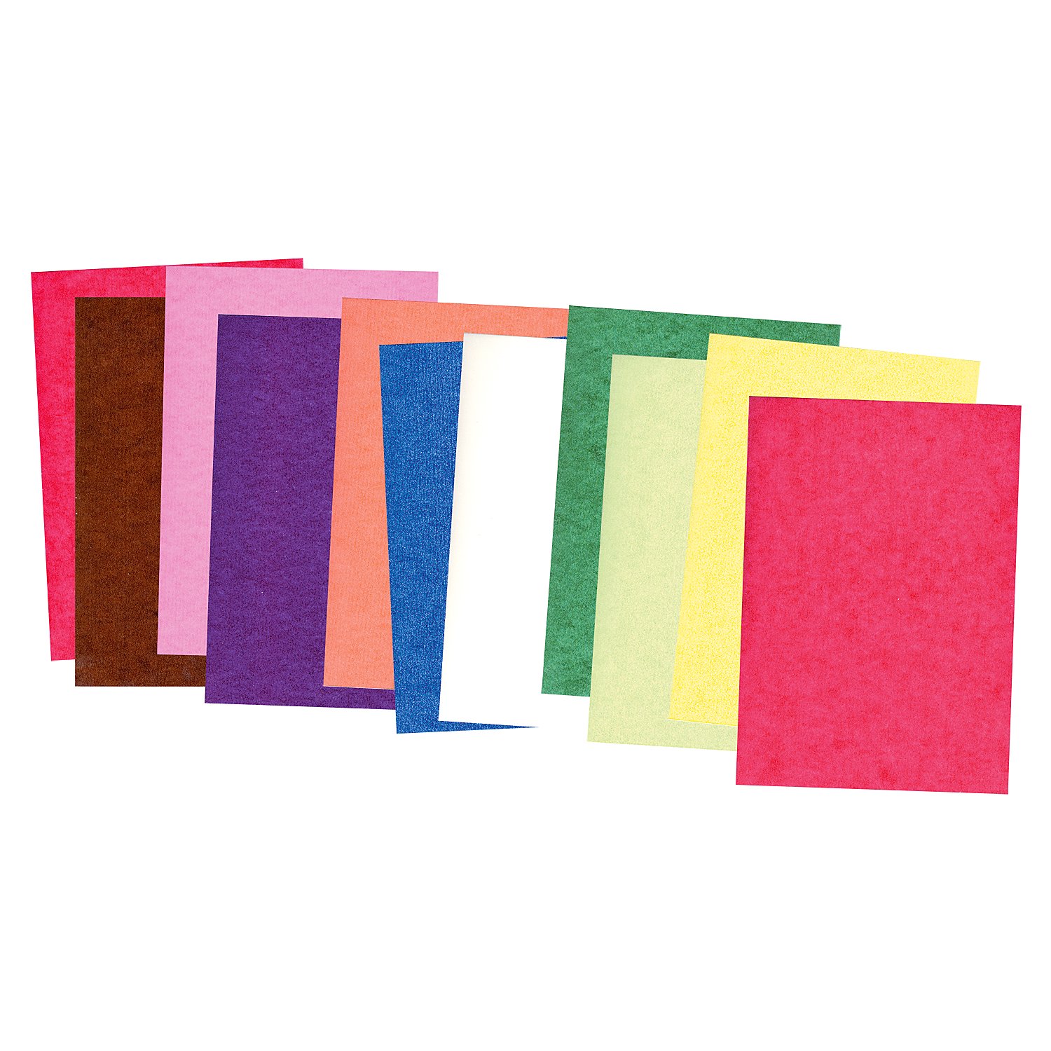 buttinette Transparentpapier, bunt, A4, 20 Blatt