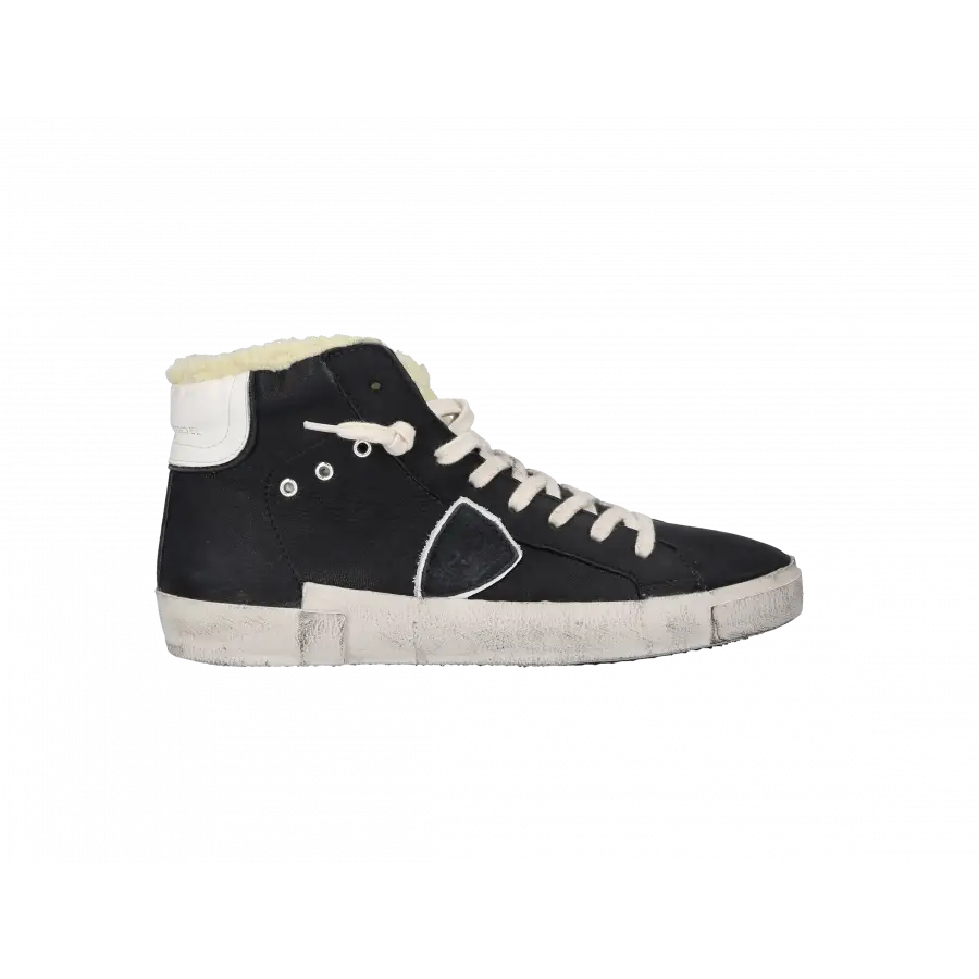 Philippe Model - Sneaker high PRHU WF03 Kalbsleder - schwarz