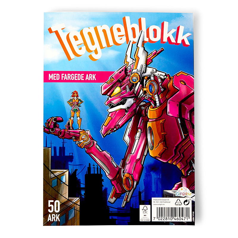 Giform Tegneblokk A4 50 ark