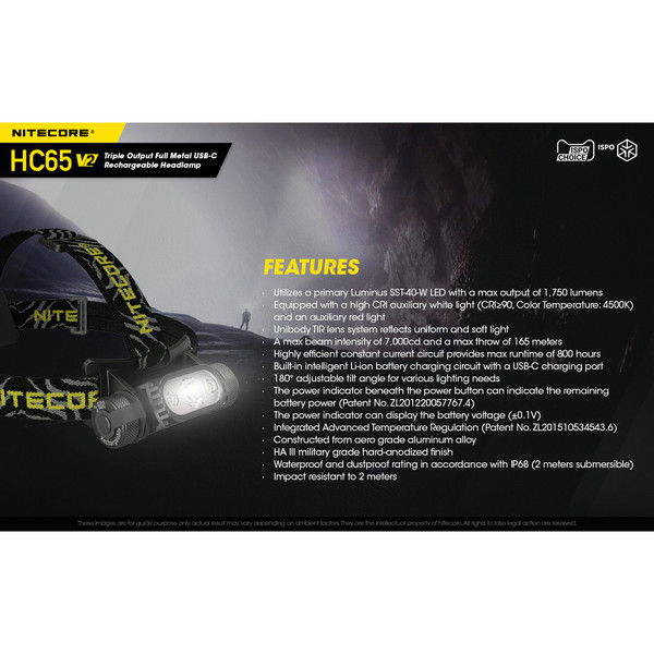 HC65 V2 - Stirnlampe
