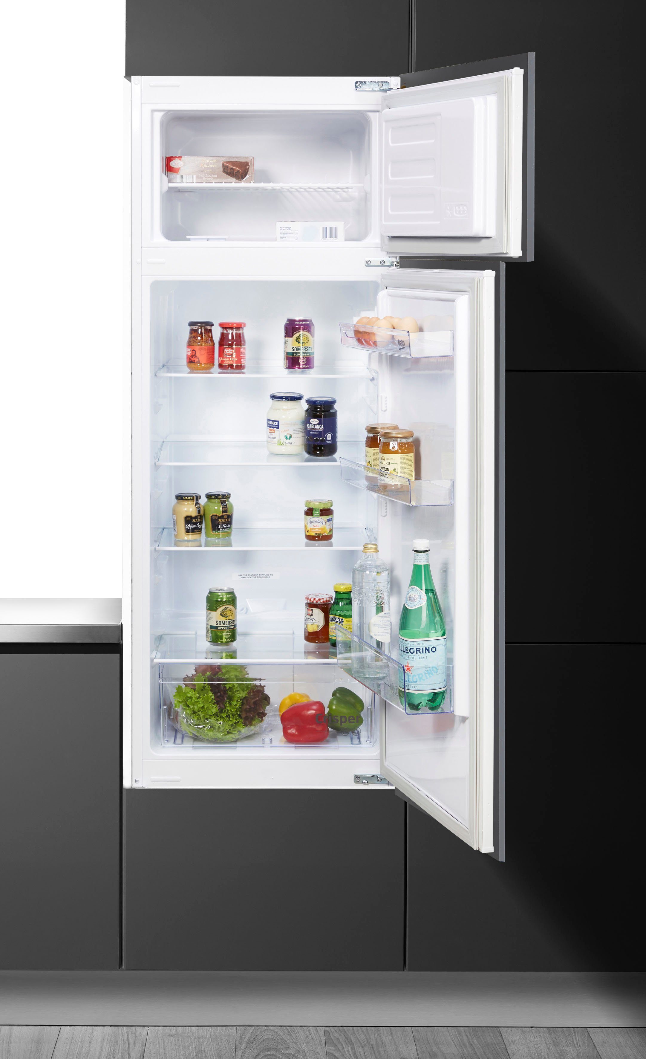 BEKO Einbaukühlgefrierkombination BDSA250K3SN, 144,8 cm hoch, 54 cm breit