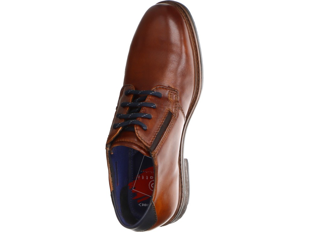 BUGATTI Freizeit Schnürer braun Ruggiero Comfort Evo, cognac
