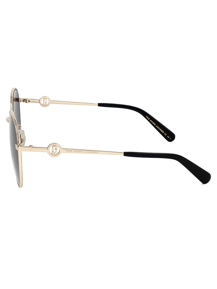 Marc Jacobs Damen-Sonnenbrille in Gold/ Schwarz günstig kaufen 56