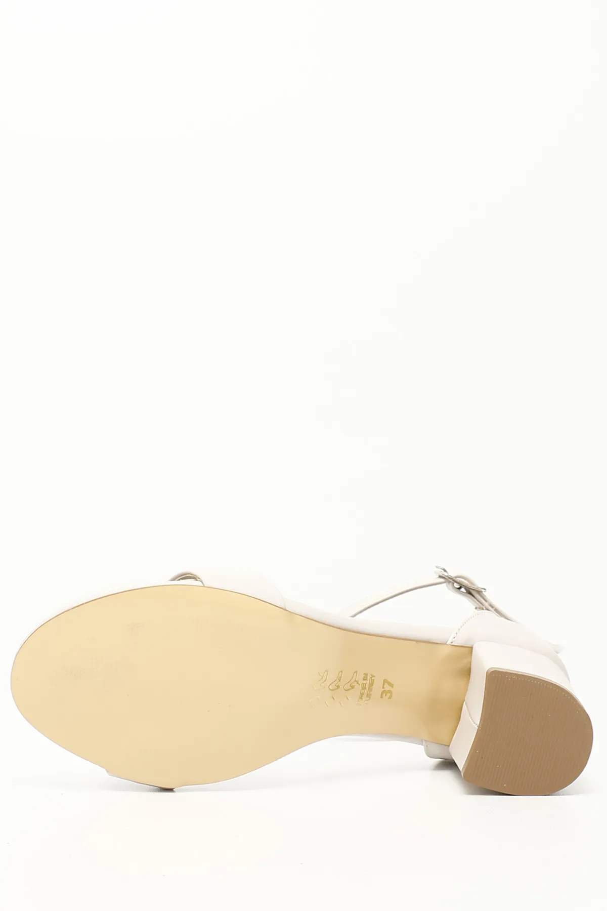 GÖNDERİ(R)  Ten Gön Damen-Riemchensandalen mit dickem Absatz 37101