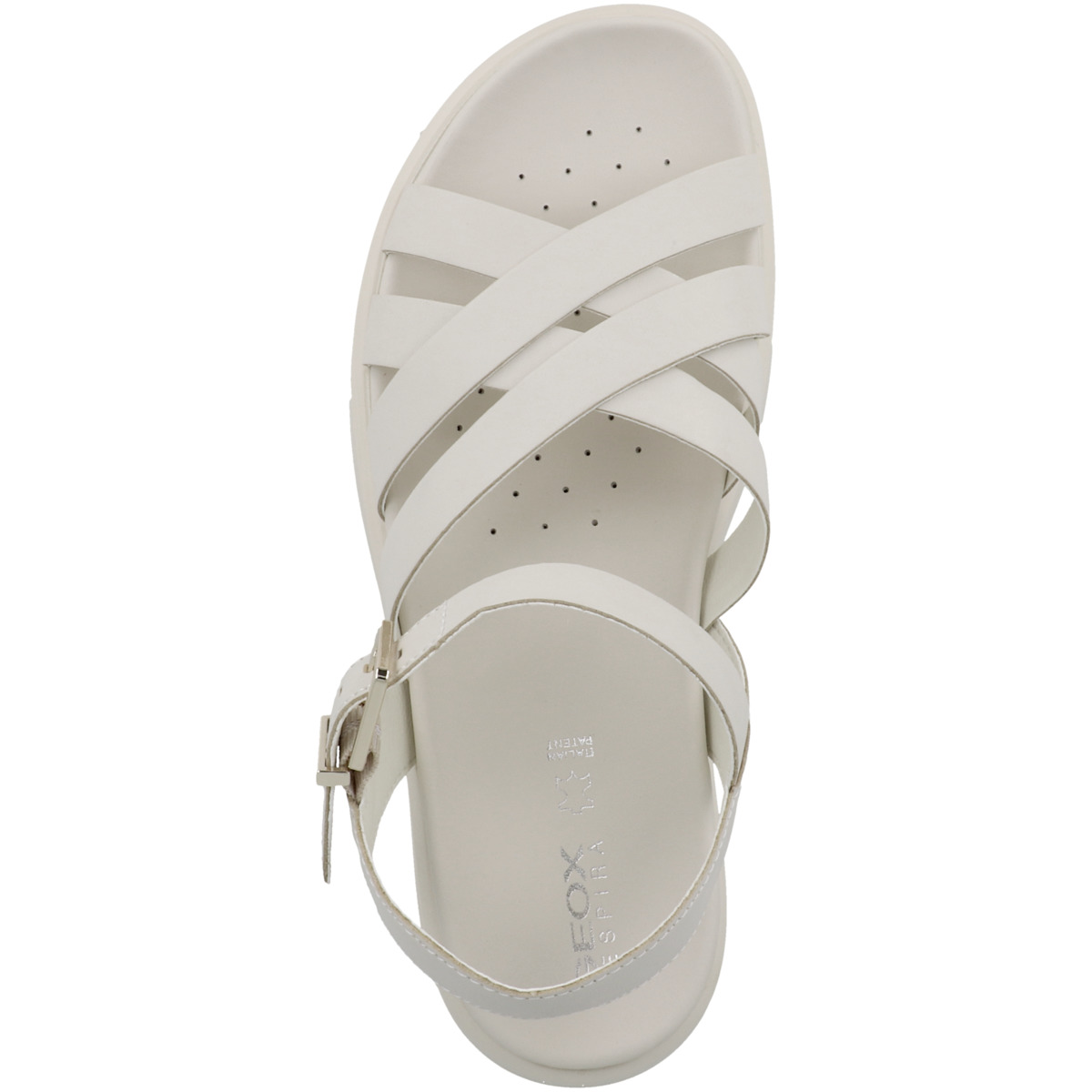 Geox D Xand 2S B Sandale weiss