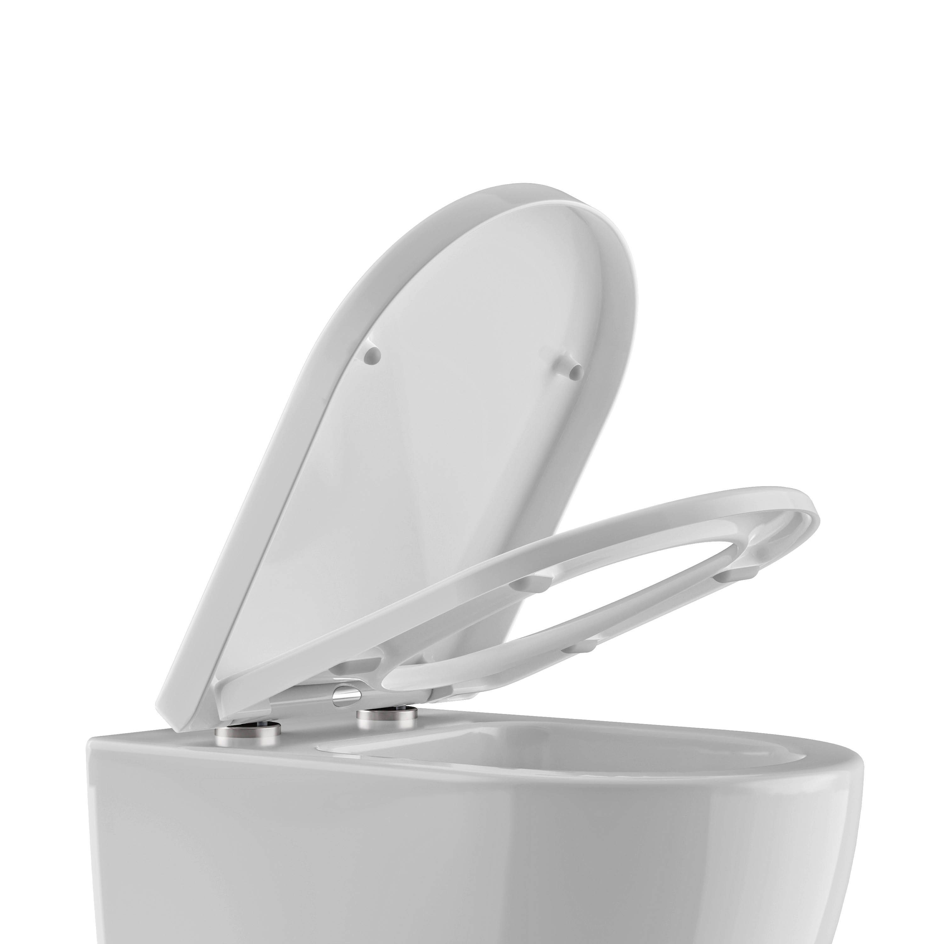 Bernstein WC-Sitz U1002, mit Absenkautomatik, D-Form, aus Duraplast