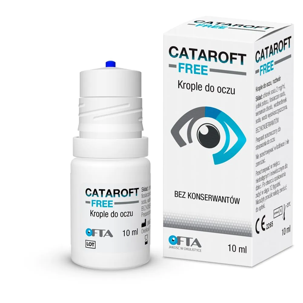 Cataroft Free, hidratantne kapi za oči, bez konzervansa