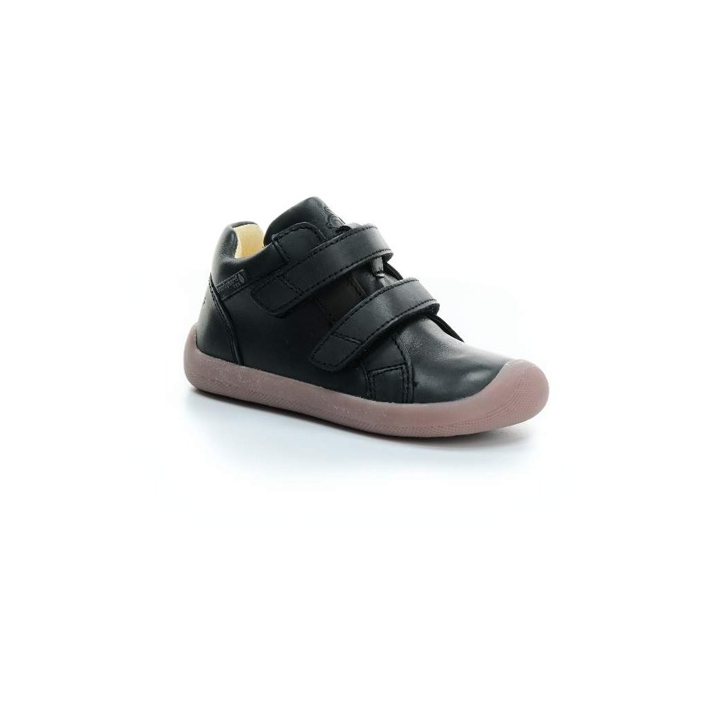 Bundgaard The Walk Velcro TEX Black schwarze Mid Cut Barfußschuhe