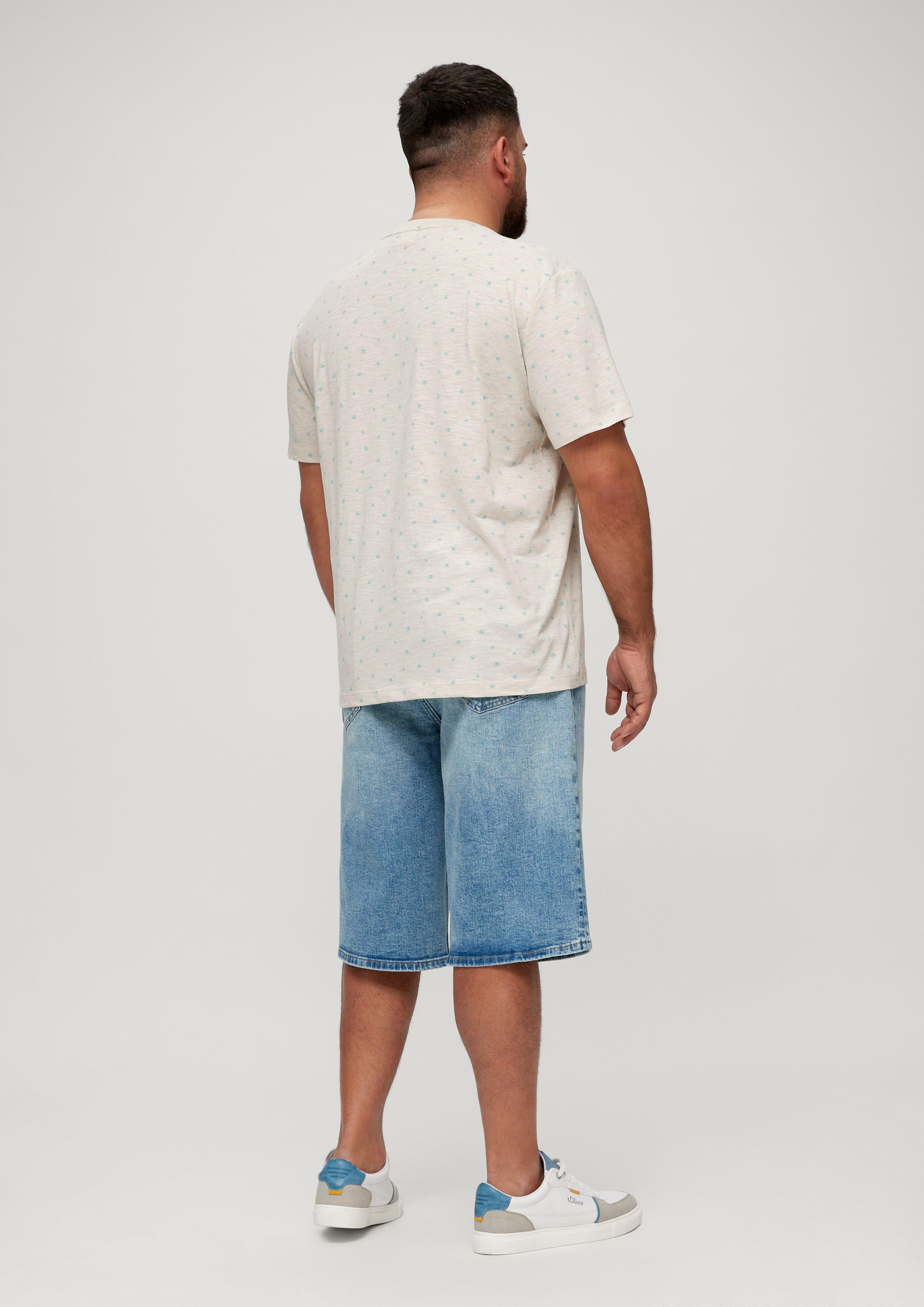 T-Shirt mit Allover-Print  2133269-01A0