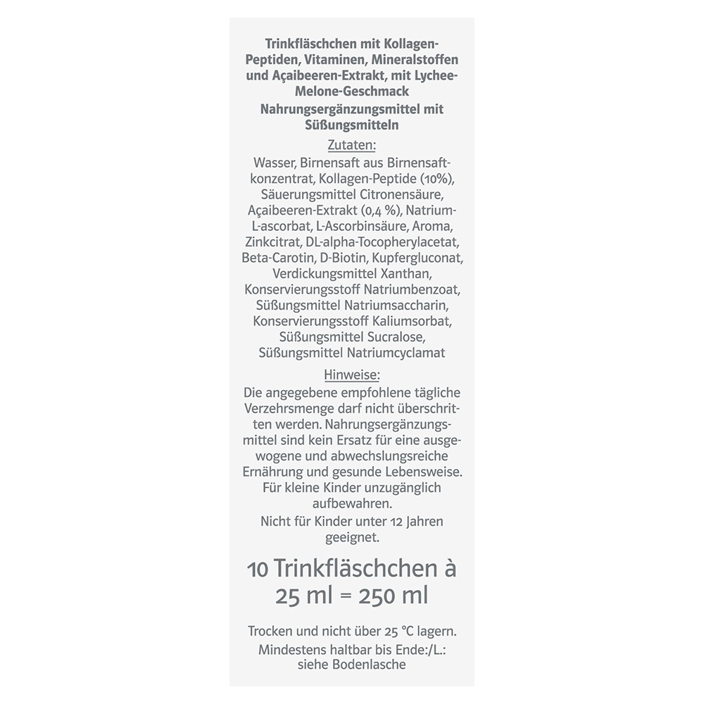 Kollagen Beauty system Trinkfläschchen