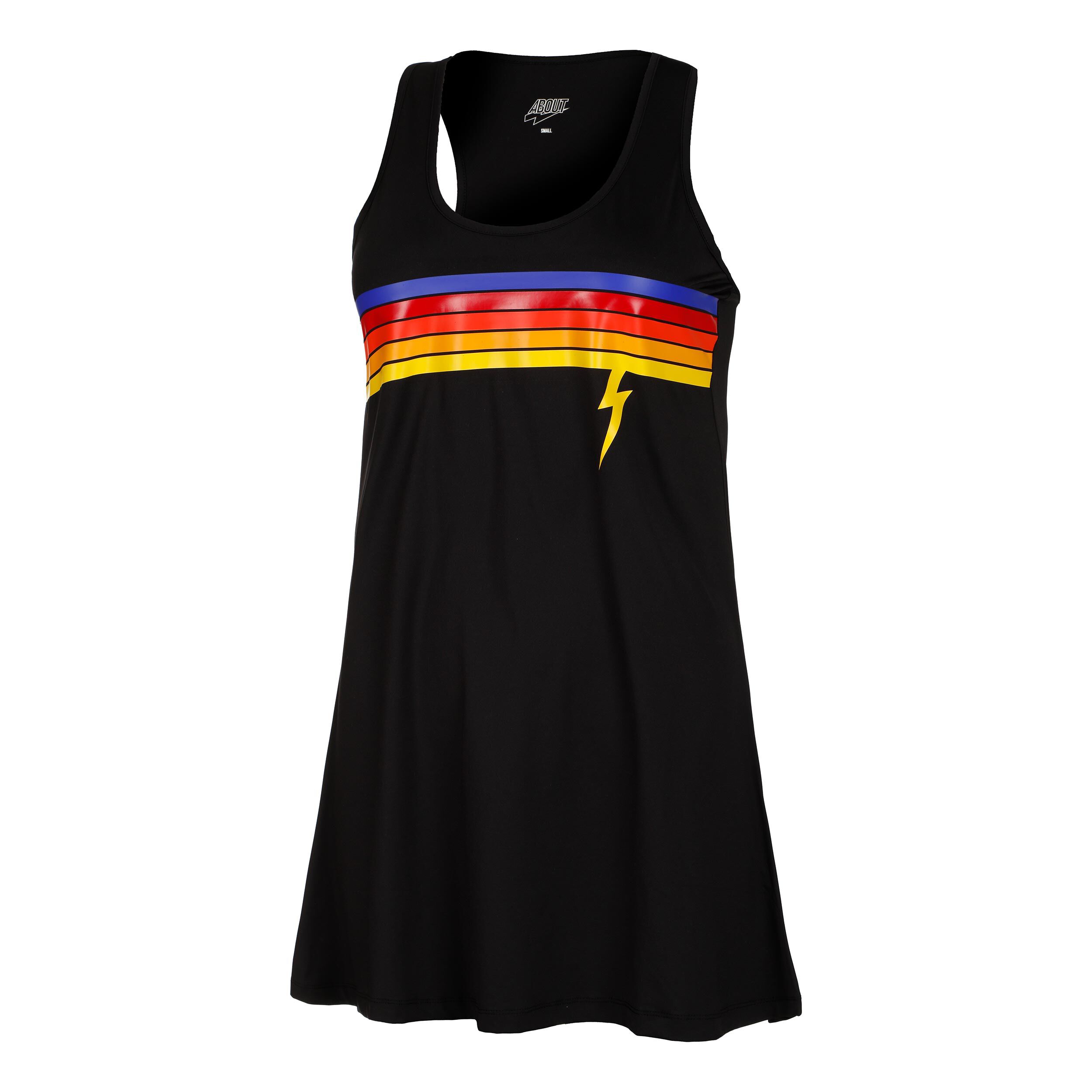 Tech Heritage Kleid Damen - Schwarz, Mehrfarbig