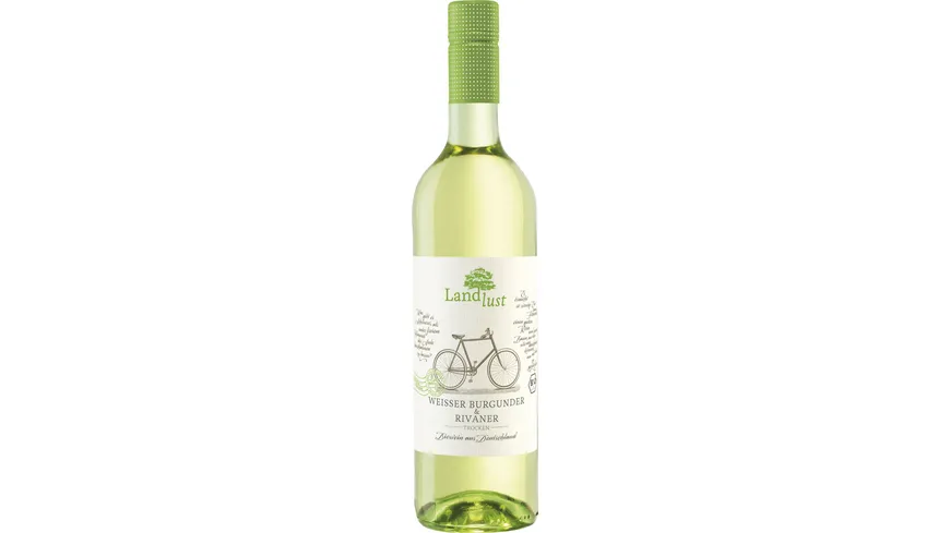 Landlust Weißer Burgunder & Rivaner QbA, trocken, Bio Vegan 0.75 l