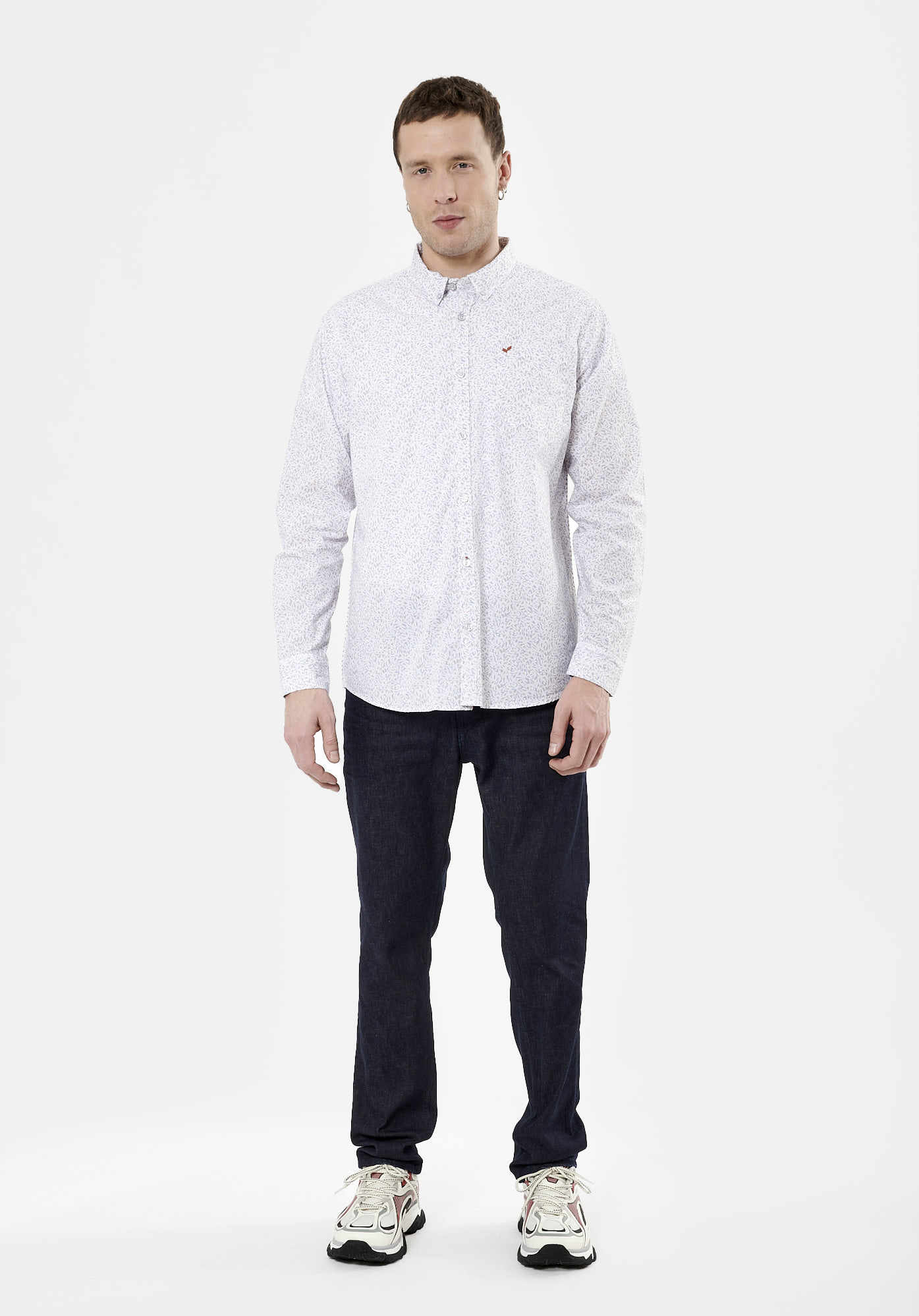 MARKY  Chemise blanche Homme en 100% coton
