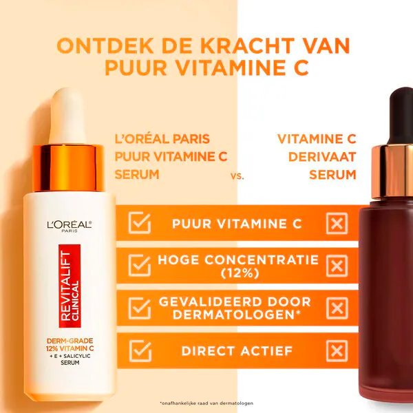 L'Oréal Paris Revitalift Clinical Pure C-vitamin 12% szérum 30ml - Minden bőrtípusra