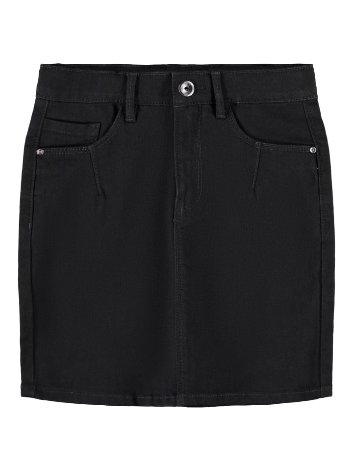 name it Jeansrock in black denim günstig kaufen