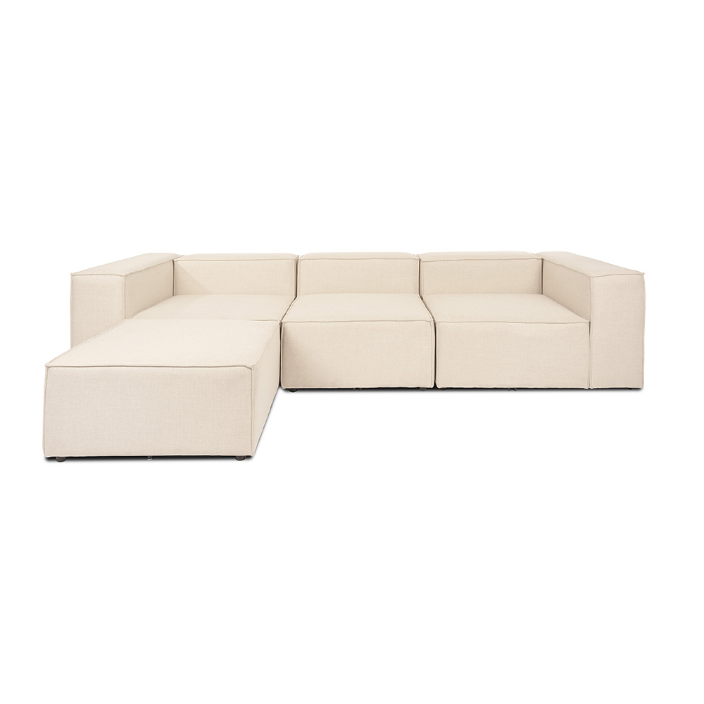 Home Deluxe Modulares Sofa VERONA - L beige