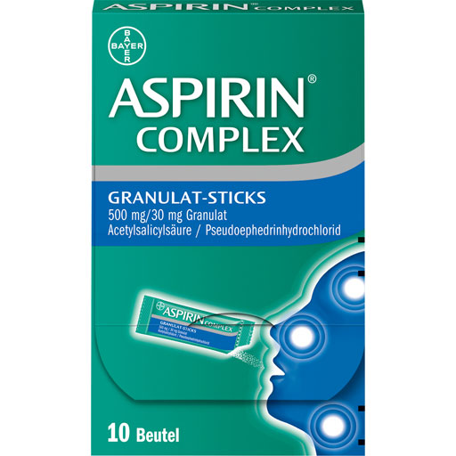 ASPIRIN Complex Granulat-Sticks 500 mg/30 mg Gran.  10 St  Granulat