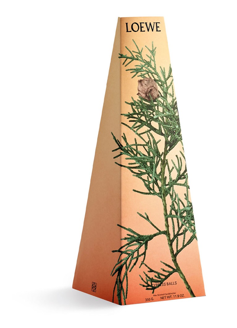 LOEWE Cypress Balls vaska svece - aromātiskā svečturis 330 grami