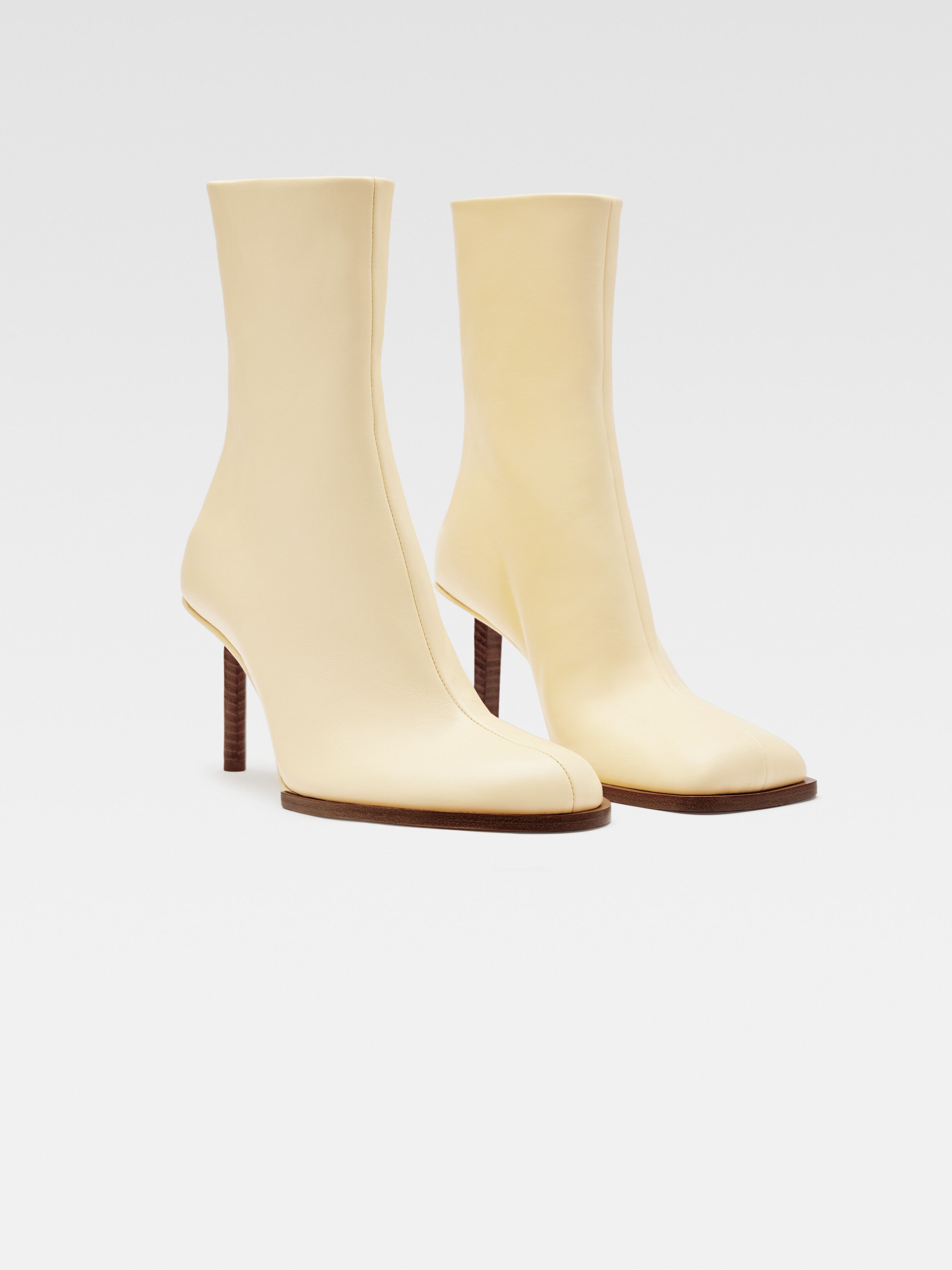 Les bottines rond carré