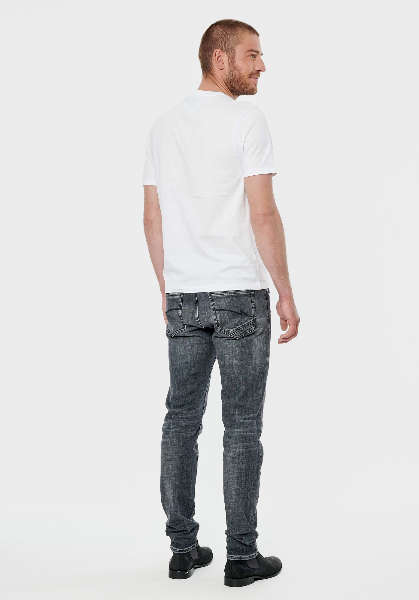 RAZI   T-shirt blanc homme 100% coton