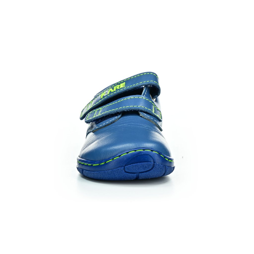 Fare B5413101 blaue Barfußschuhe mit gelber Steppung (bare)
