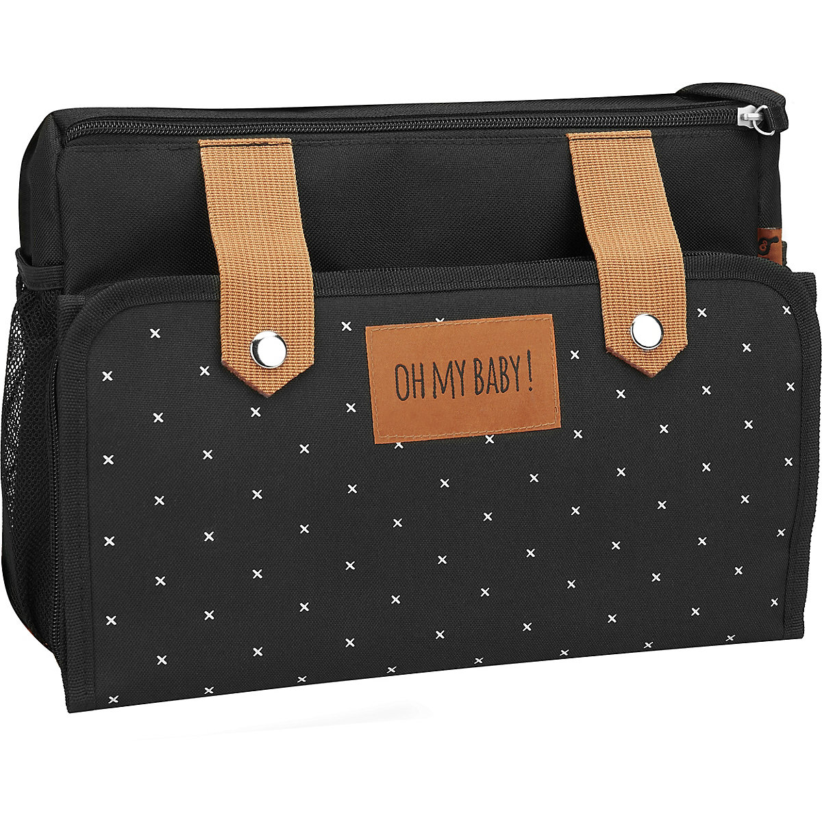 Kinderwagen Organizer Easy Travel, schwarz/karamel