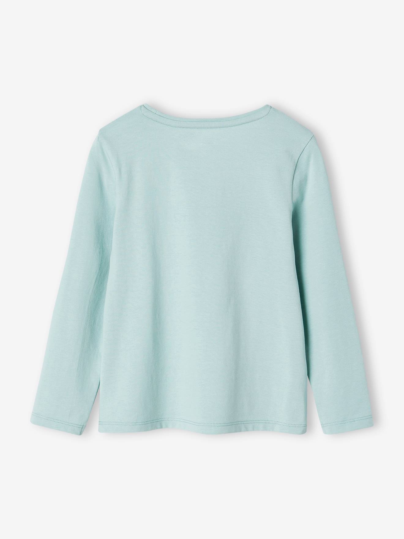 Vertbaudet 3er-Pack Mädchen Shirts BASIC Oeko-Tex - graublau