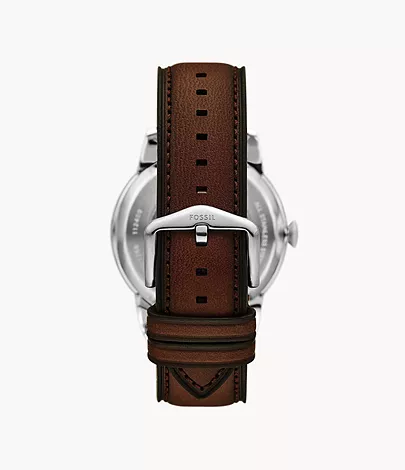 Fossil Uhr Townsman Multifunktionswerk Leder braun
