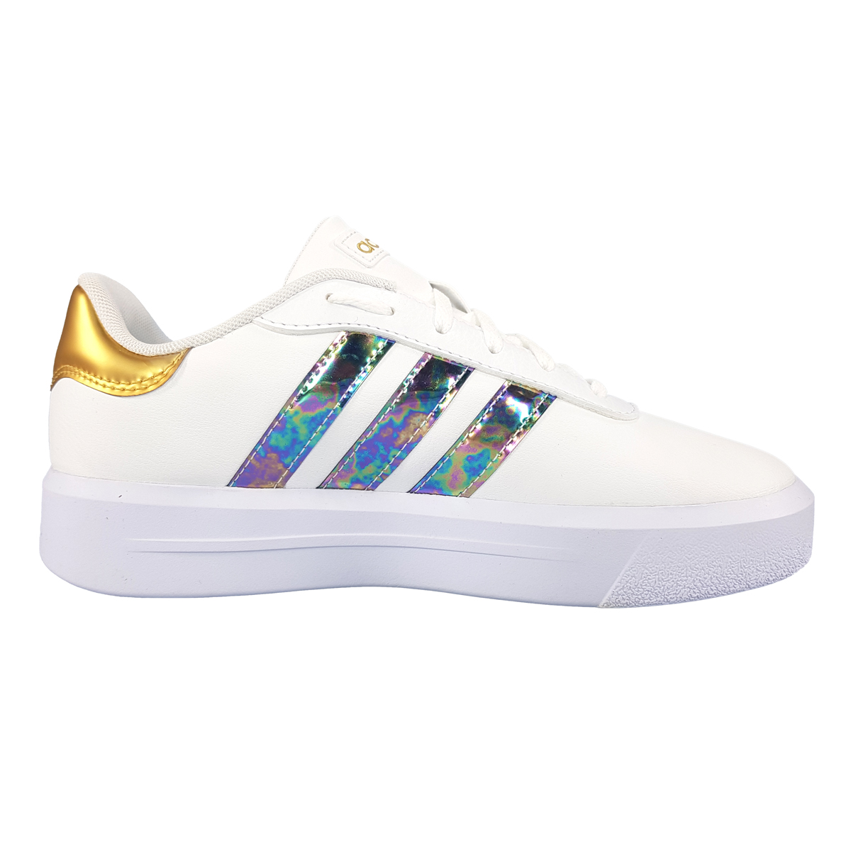 adidas Court Plattform HQ7156 Weiß white gold