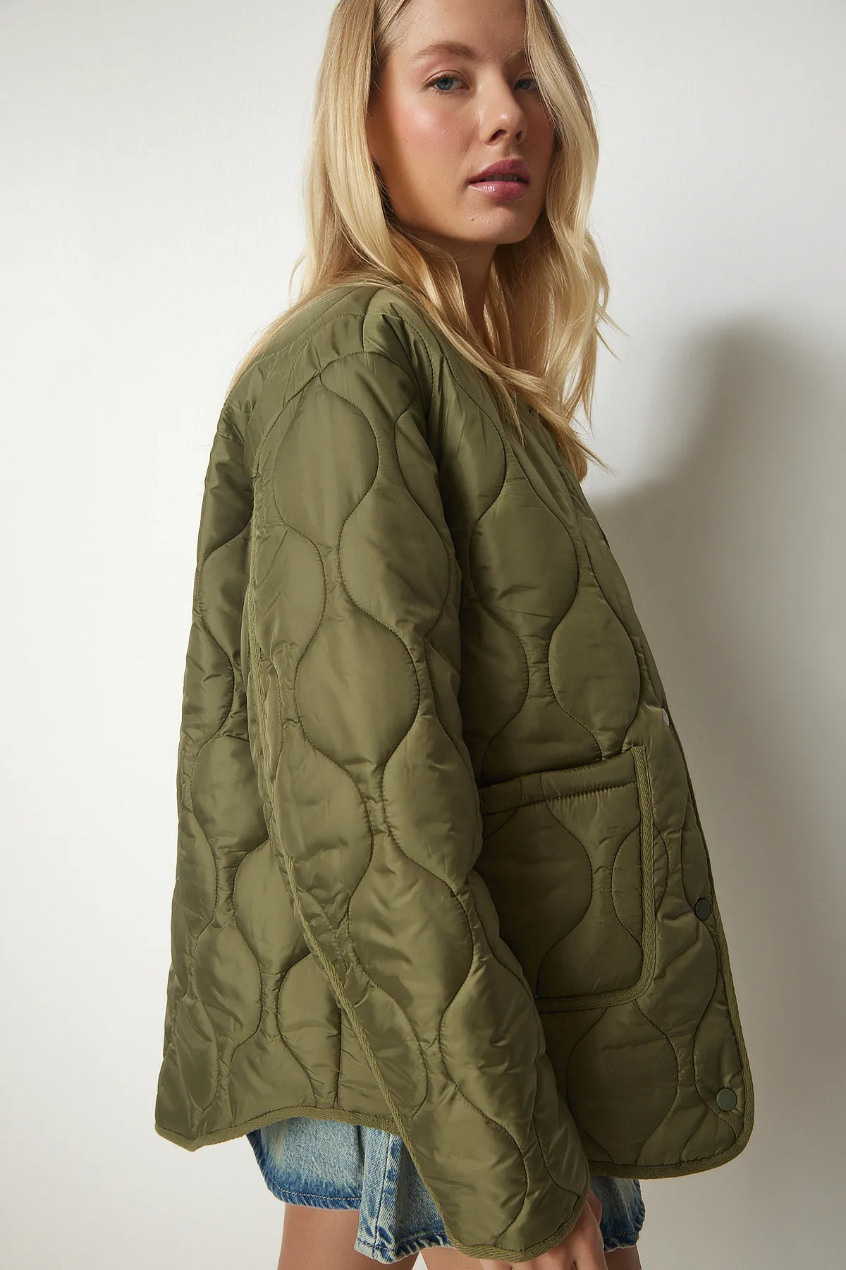 Happiness İstanbul  Winterjacke - Khaki - Basic