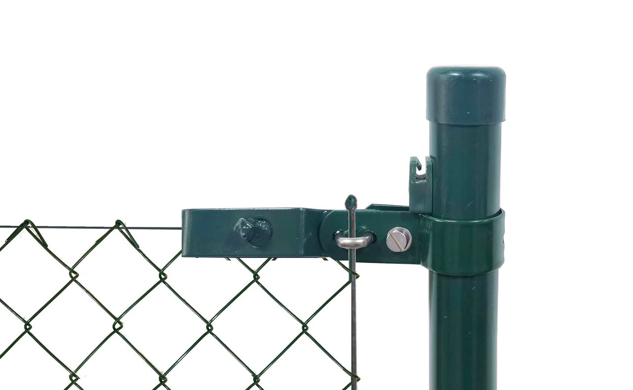 Powertec Garden Maschendrahtzaun Komplett-Set Lx25m Hx100cm