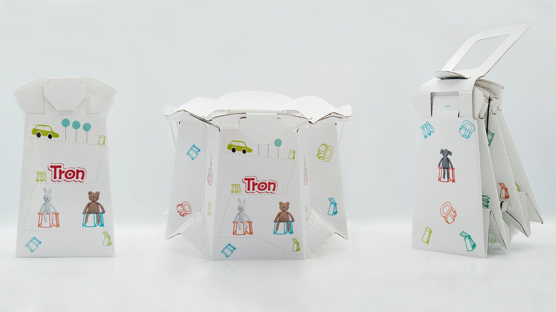 Tron Campingtoilette, (1-St), Einweg Kinder Töpchen für Unterwegs; max. Belastung bis 30 kg