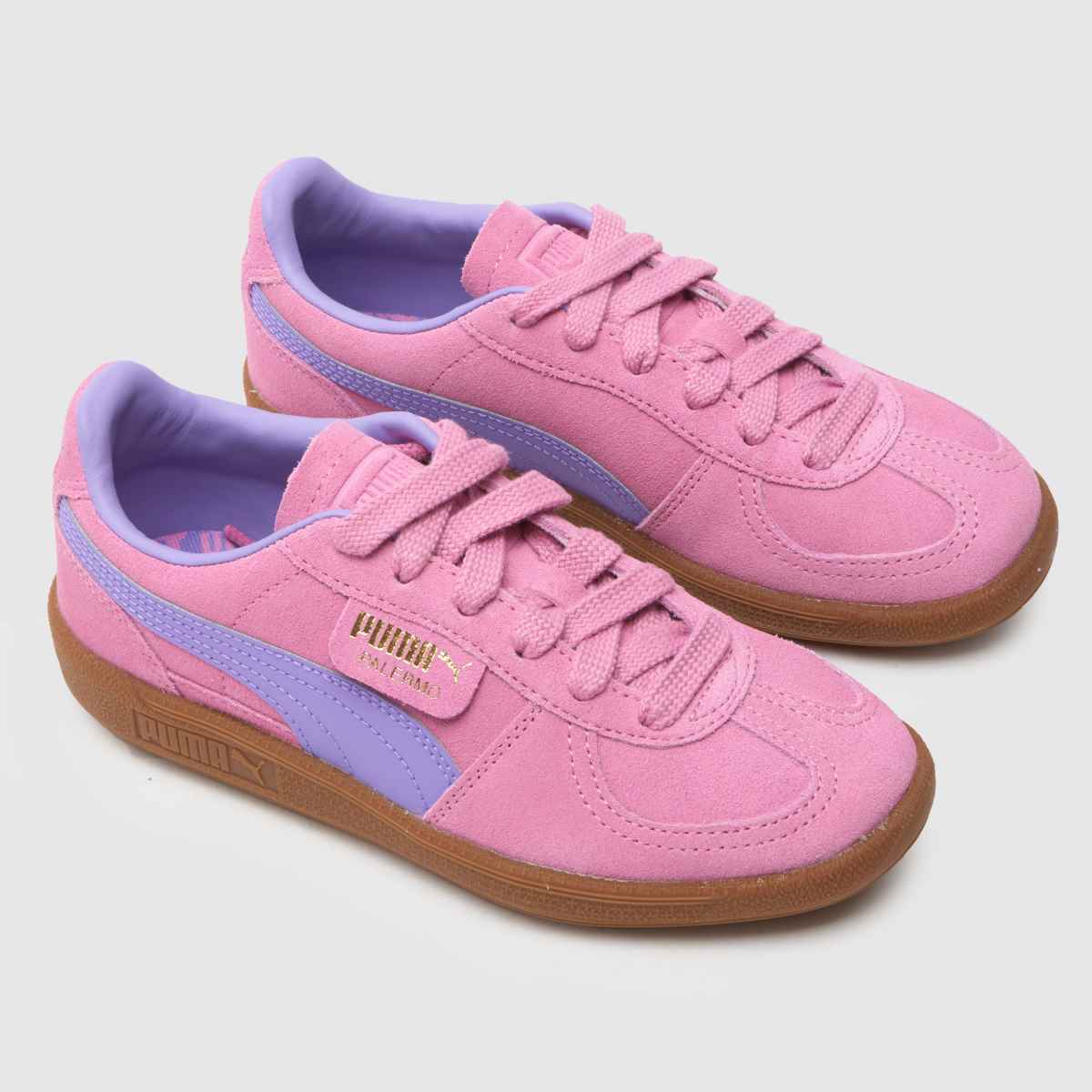 PUMA lila Palermo flickor ungdomsskor