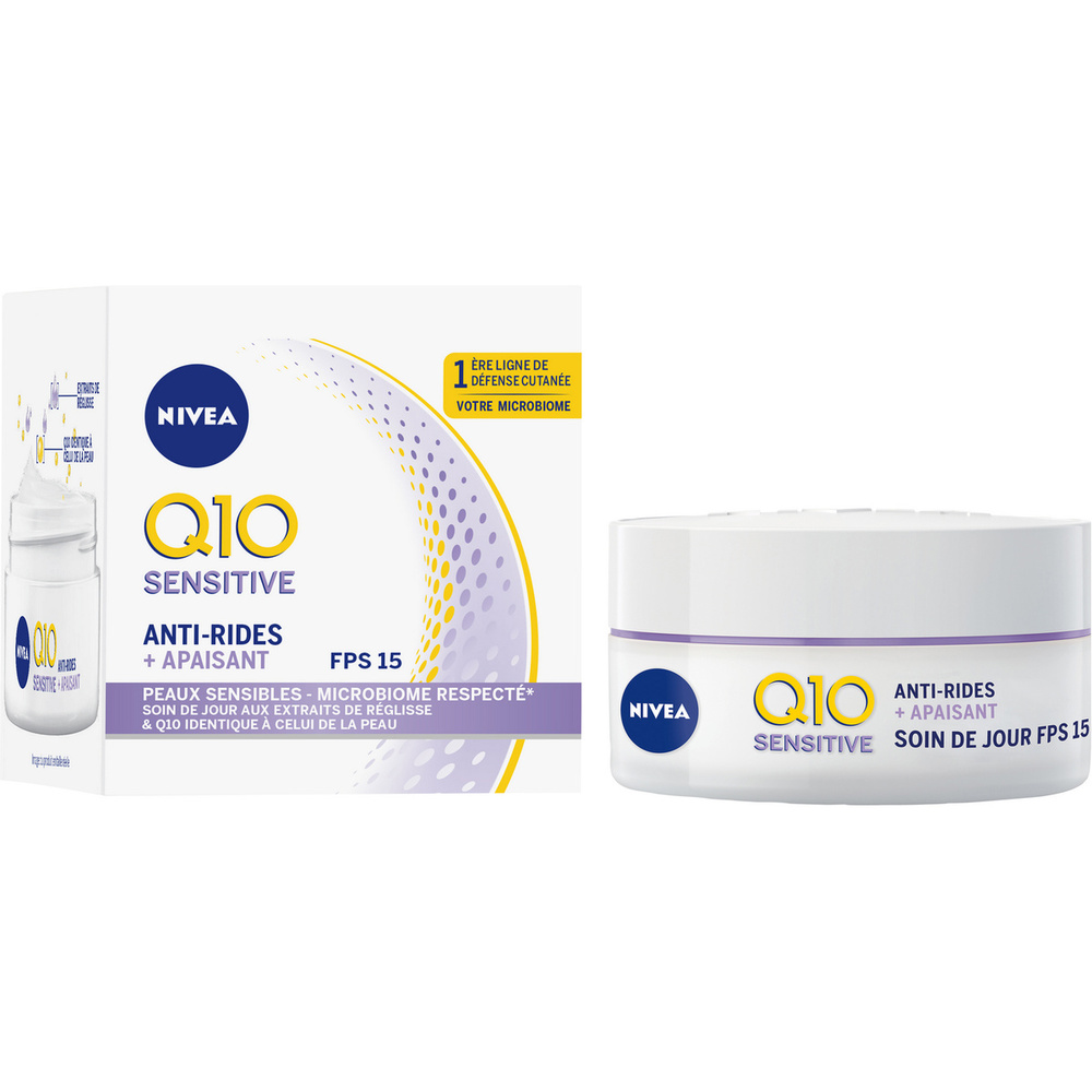 nivea Q10 POWER - Crème jour Sensitive Crème visage anti-âge
