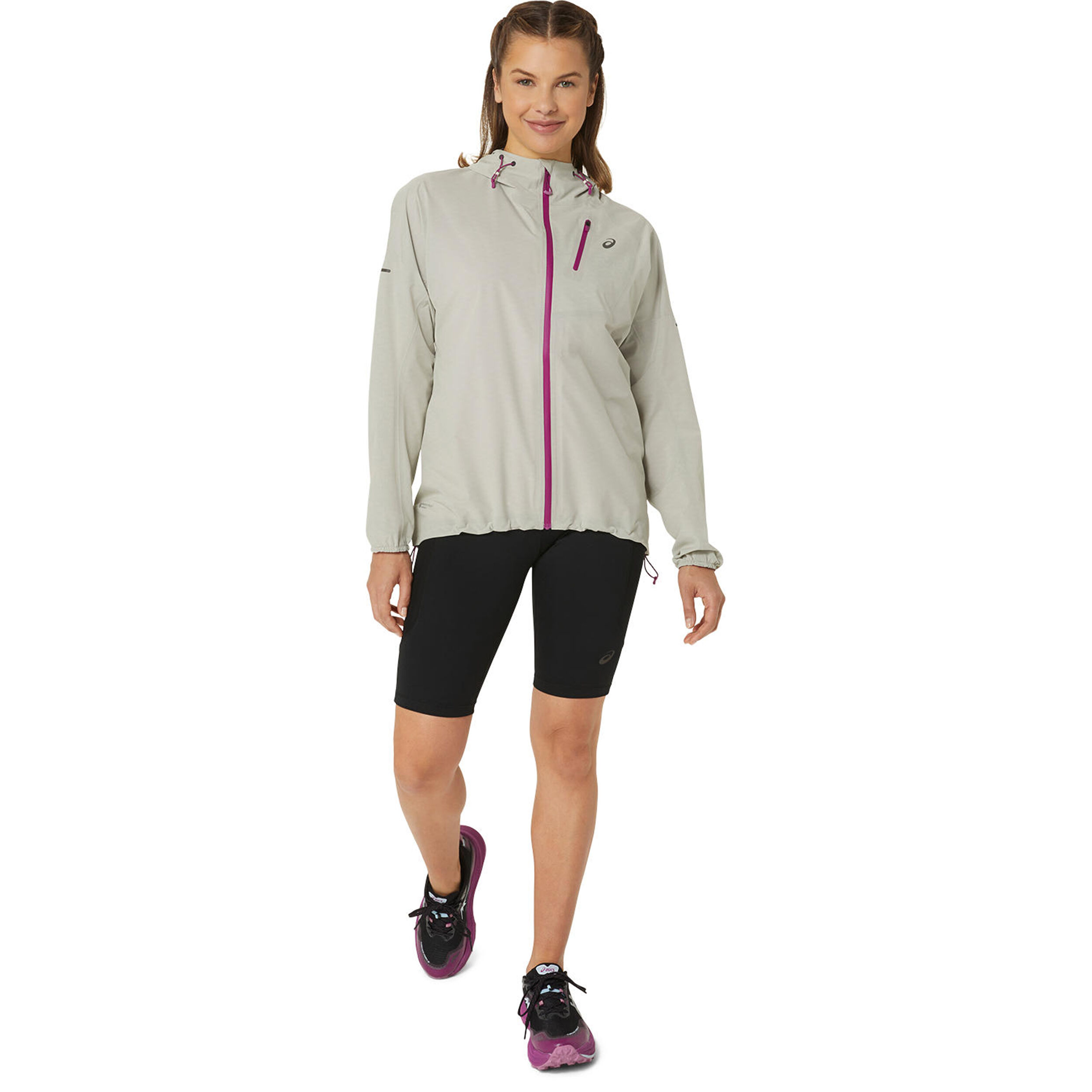 Fujitrail Waterproof Laufjacke Damen - Creme