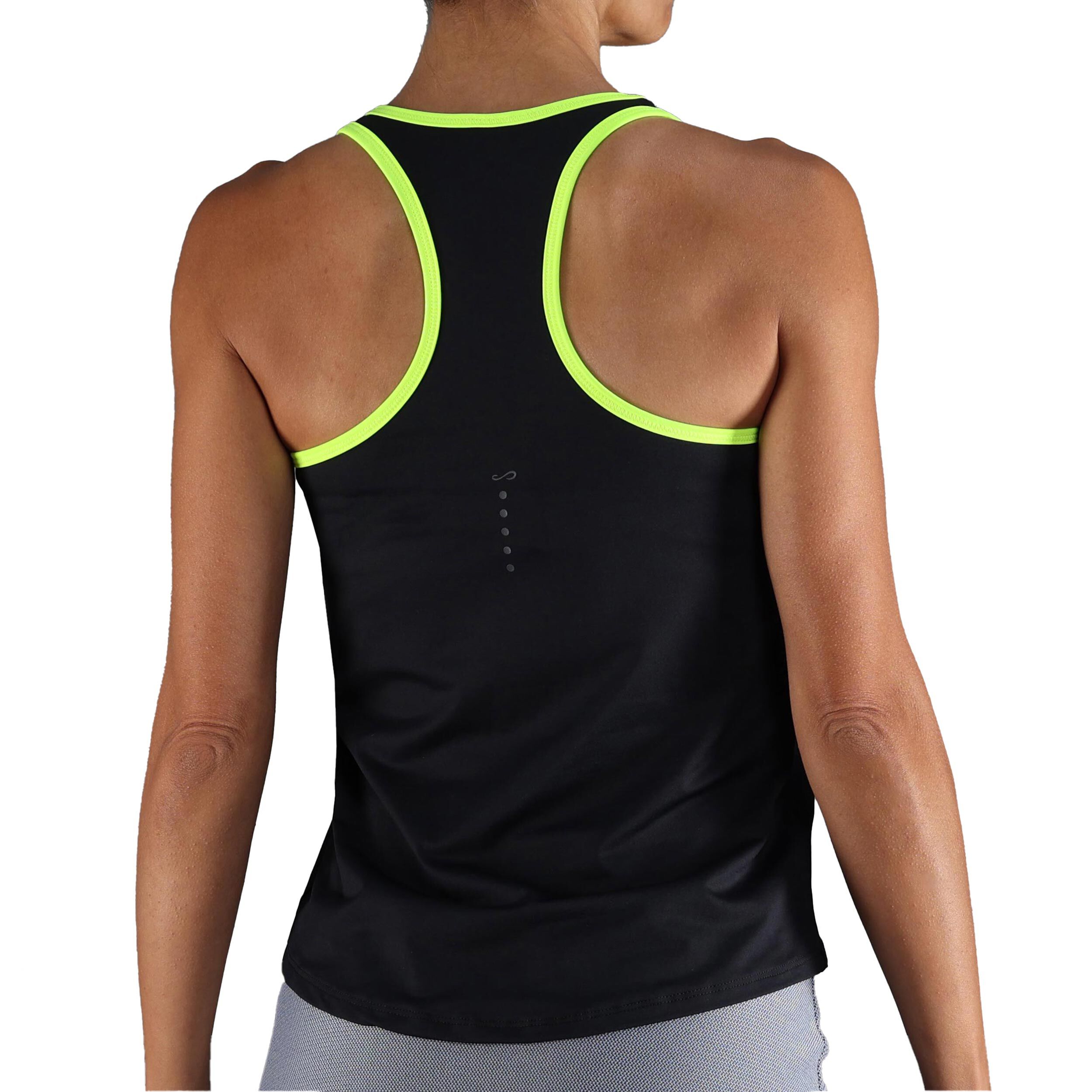 Speed II Tank-Top Damen - Schwarz, Gelb