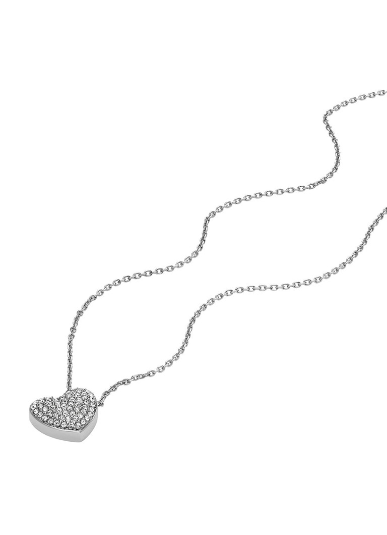Κολιέ Fossil Sadie με γυάλινη πέτρα JF04674040