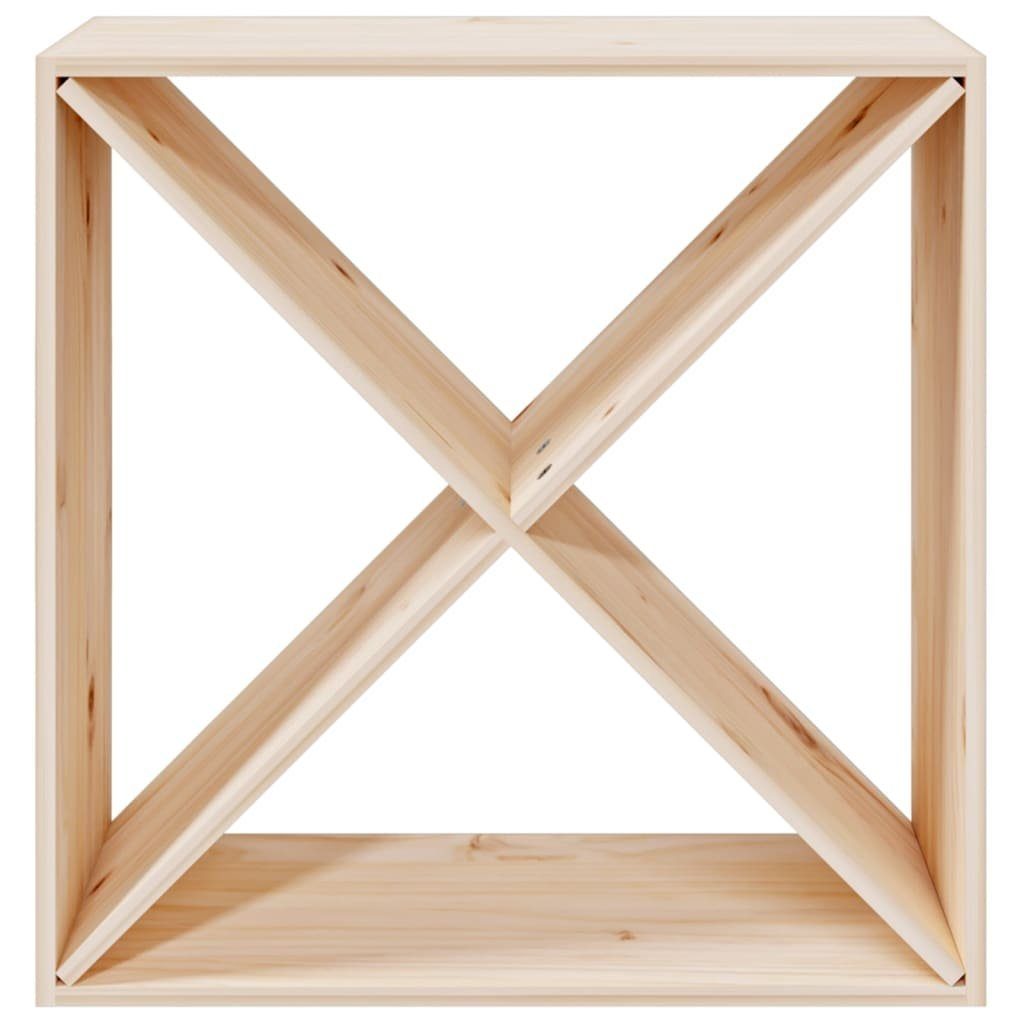 vidaXL Barschrank Weinregal 62x25x62 cm Massivholz Kiefer (1-St)