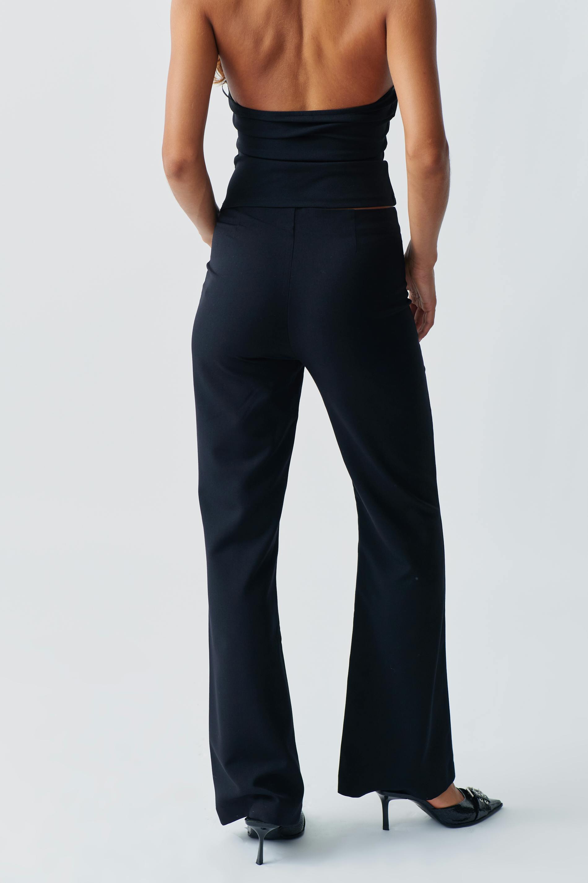 High waist trousers
