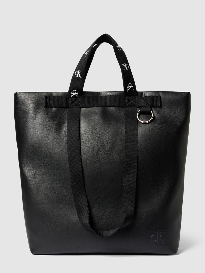 Tote Bag in Lede-Optik Modell 'ULTRALIGHT' in schwarz