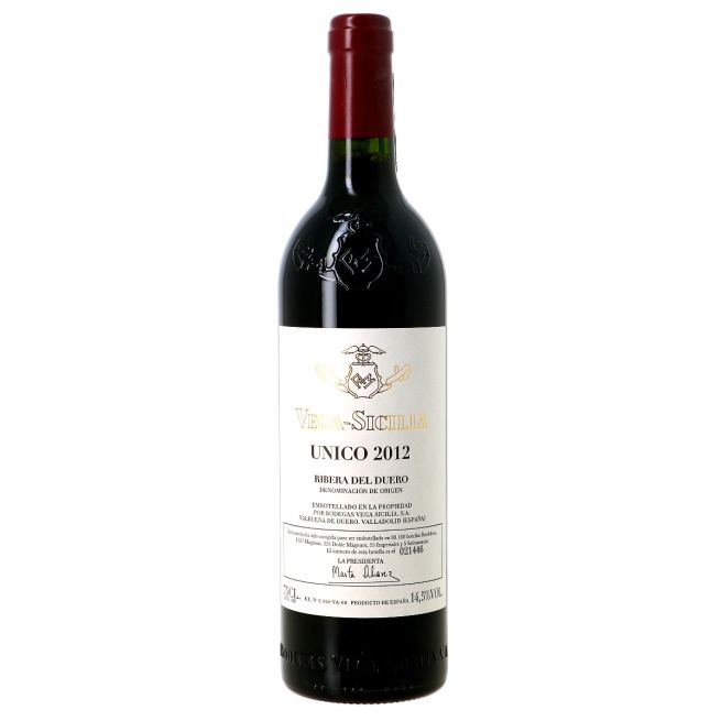 Vega Sicilia, Único, 2012